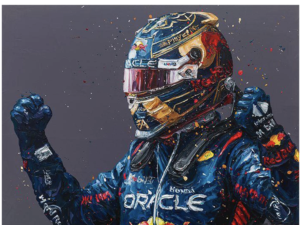 Max Verstappen Wins F1 Title 2023 Paul Oz Artwork
